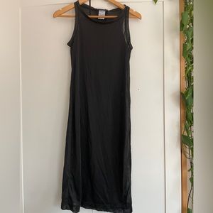 Diesel Lab Black Mesh Maxi Dress
